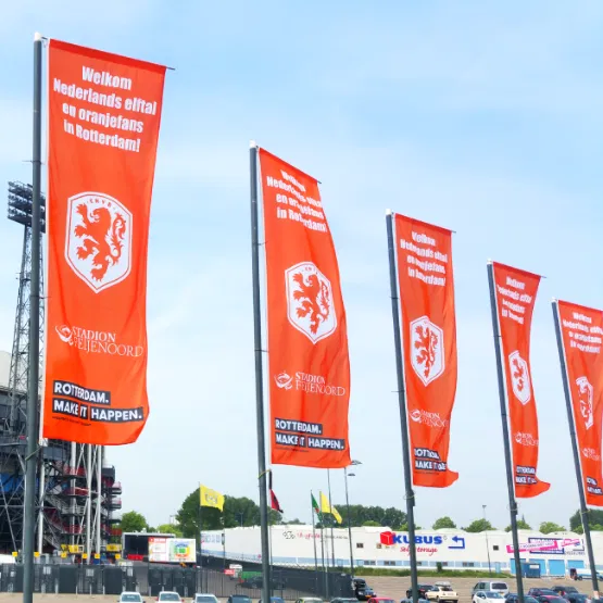 Textile Flag FL110 Digital Printing White